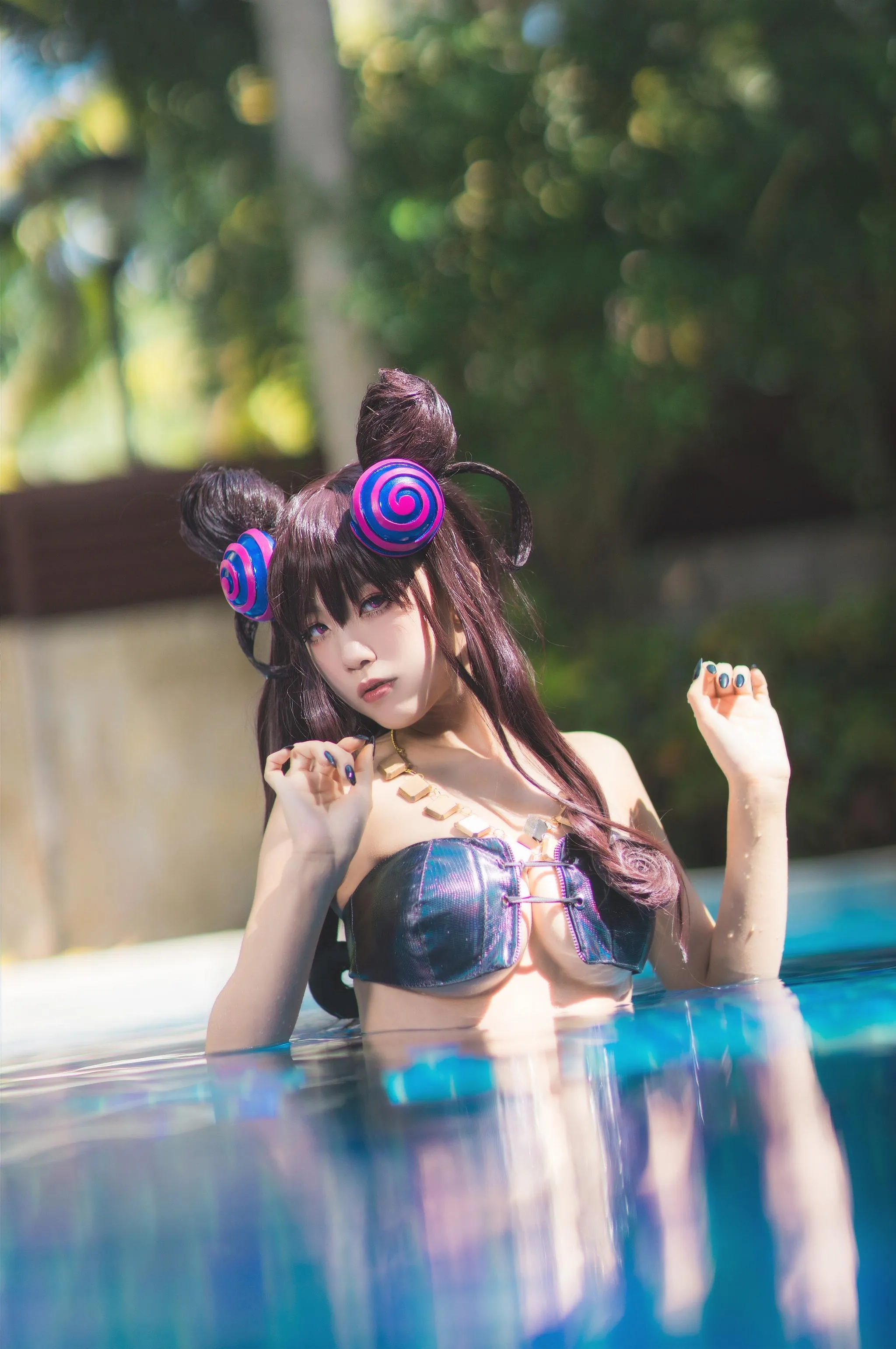 水淼 – NO.42 紫式部水着Ver [41P]插图4